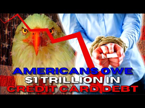 AMERICAS CREDIT CARD DEBT TOPPED $ 1 TRILLION FOR THE FIRST TIME THIS YEAR.